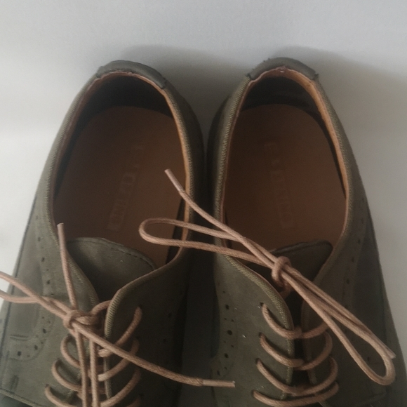 Men's Oxford Style Green with Camo Pattern by Call it Spring, Like-new Size 12US - Picture 4 of 9